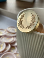 Blason de mariage - sceau de cire