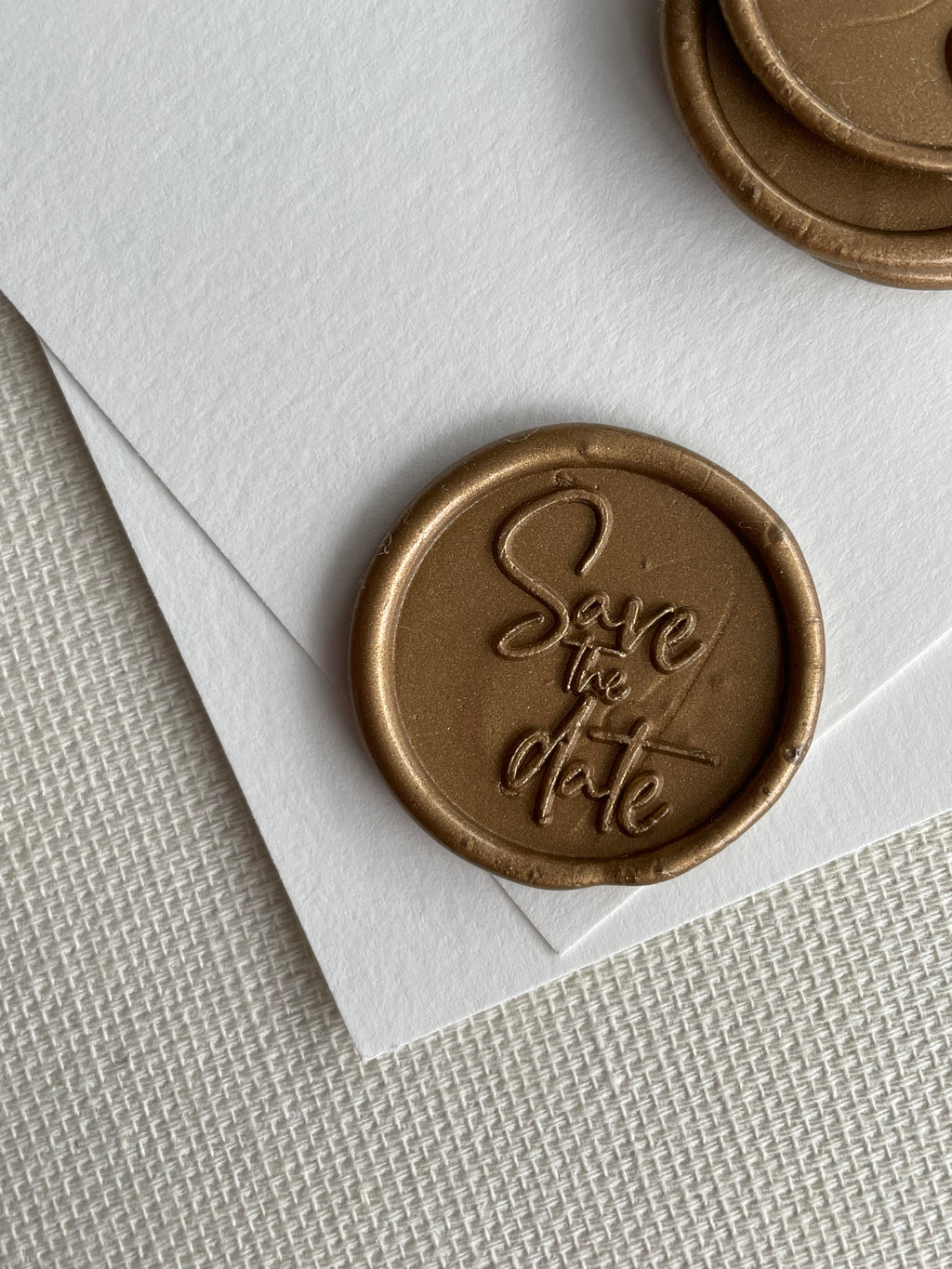 Réservez la date - cachet de cire