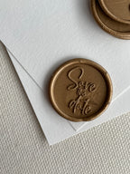 Réservez la date - cachet de cire