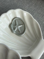 Starfish 3D oval Self-Adhesive Wax Seals Handmade for wedding Invitations