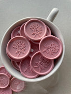 Peony - Self adhesive wax seals - 35 pcs