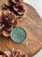 Mistletoe self adhesive wax seals
