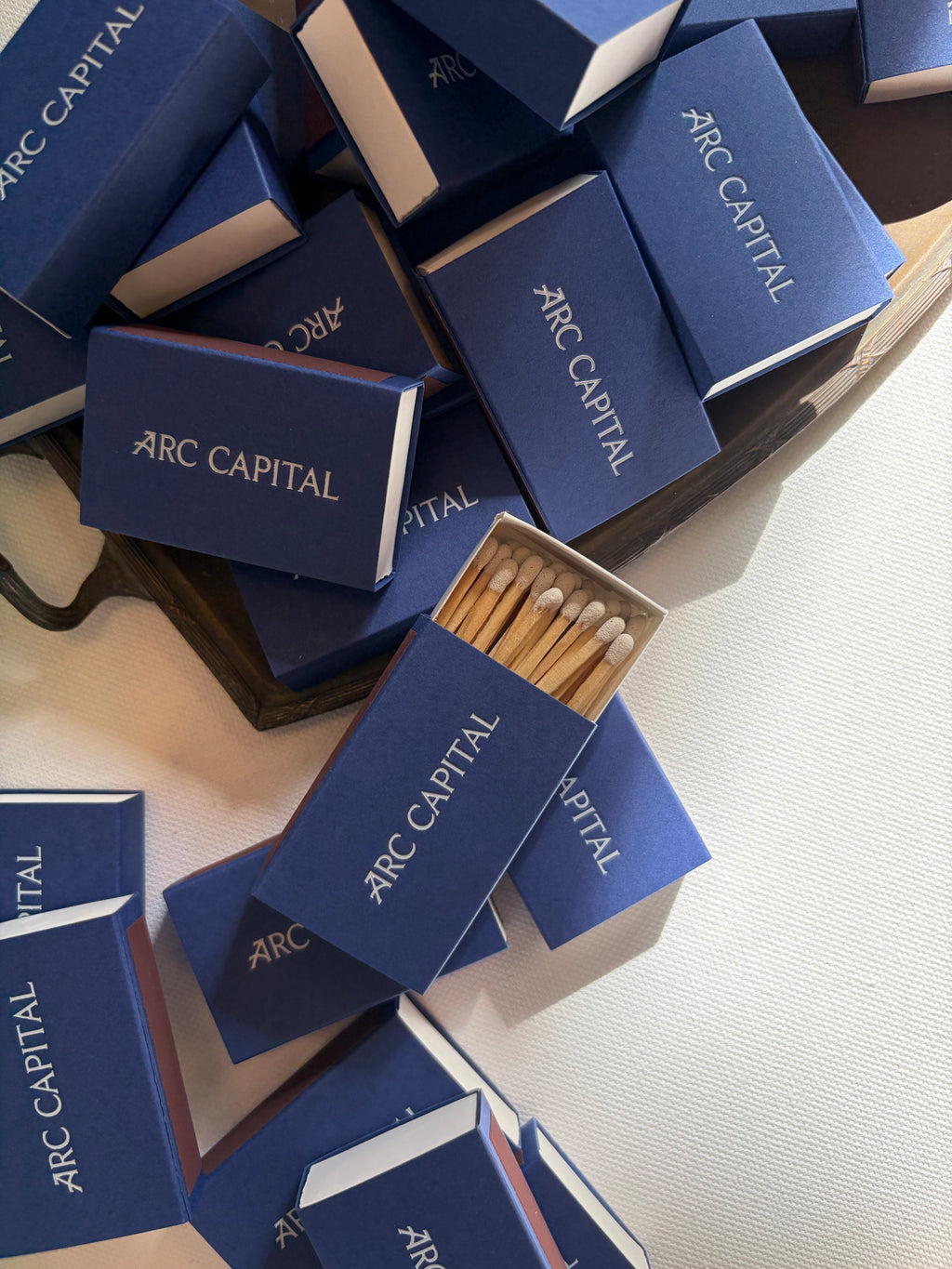 Custom hot foil printed Matchboxes