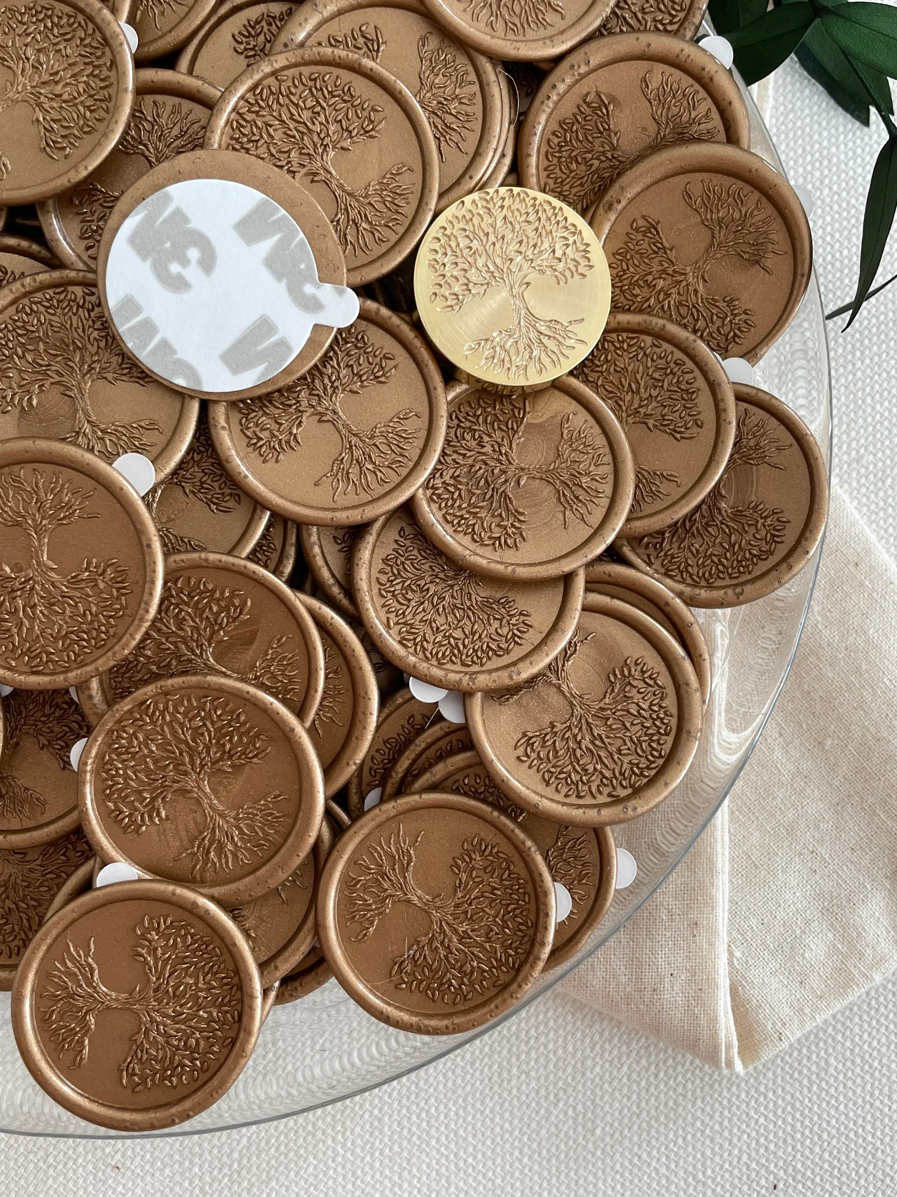 Arbre de vie - Sceaux de cire autocollants - 35 pièces