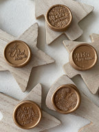 Ville gelée - Tampon de cire de Noël