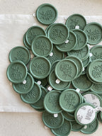Peony - Self adhesive wax seals - 35 pcs