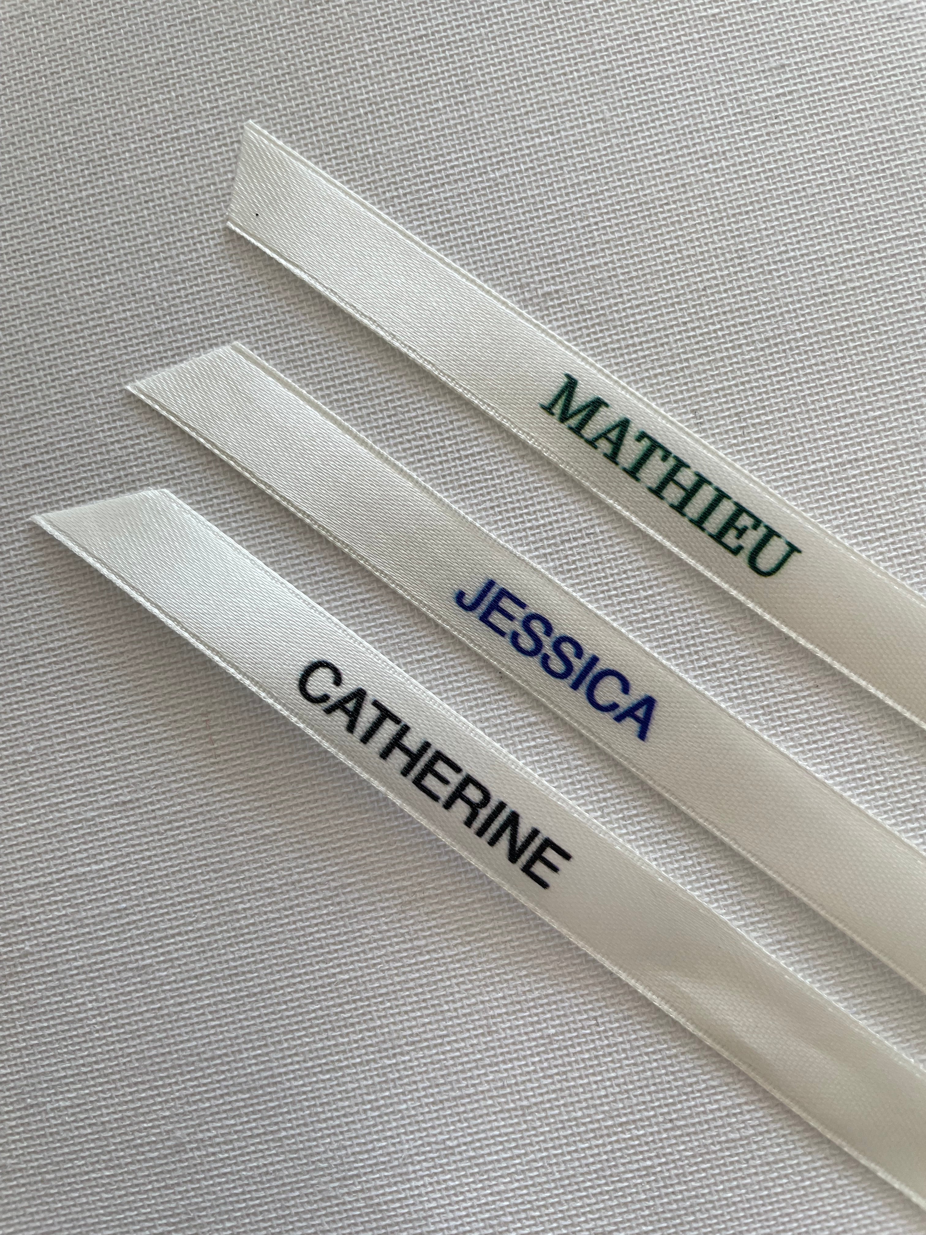 Custom printed ribbon