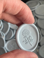 Hydrangea - Self adhesive wax seals - 35 pcs