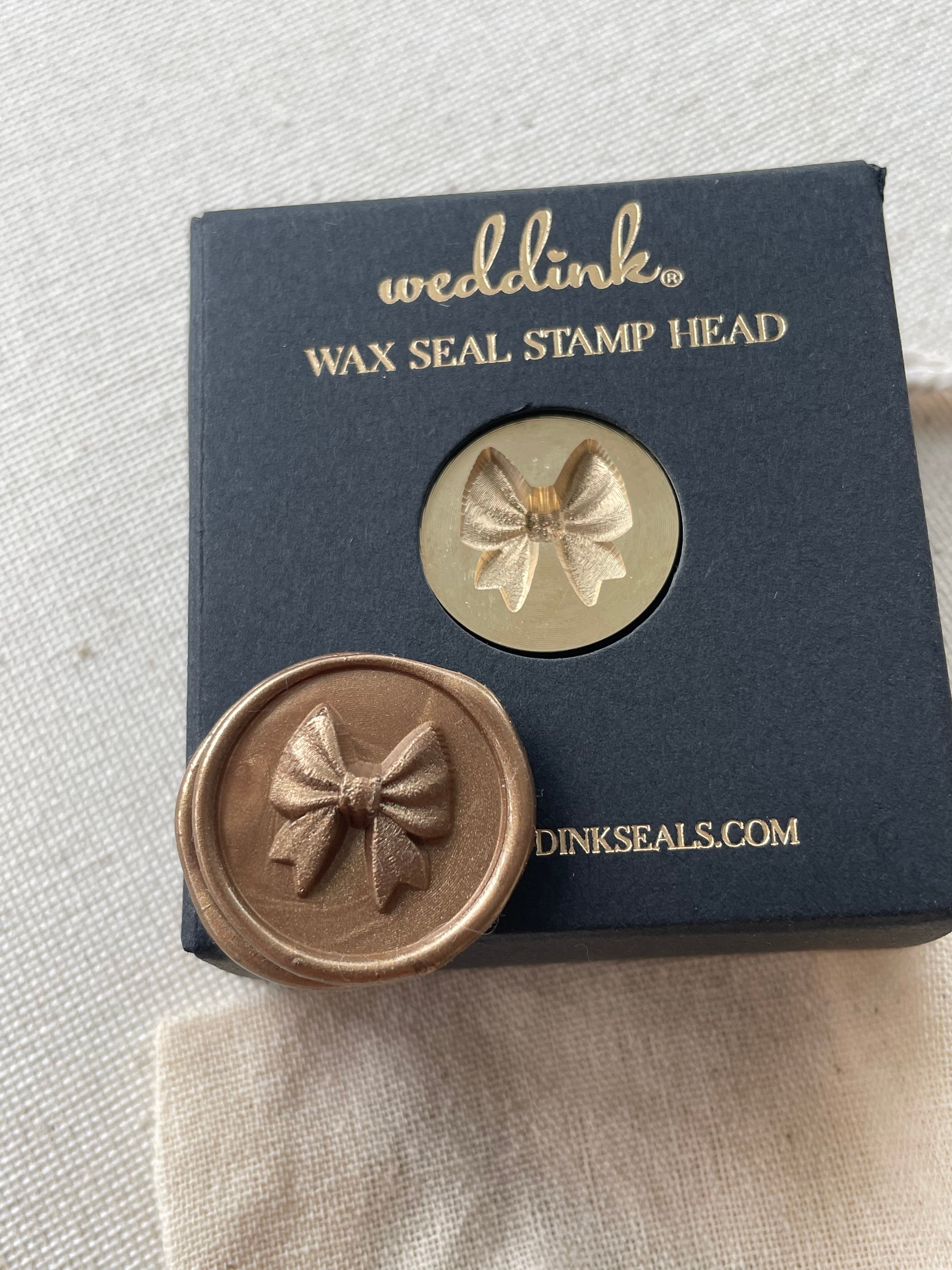 Bow - 3D Self adhesive wax seals - 35 pcs