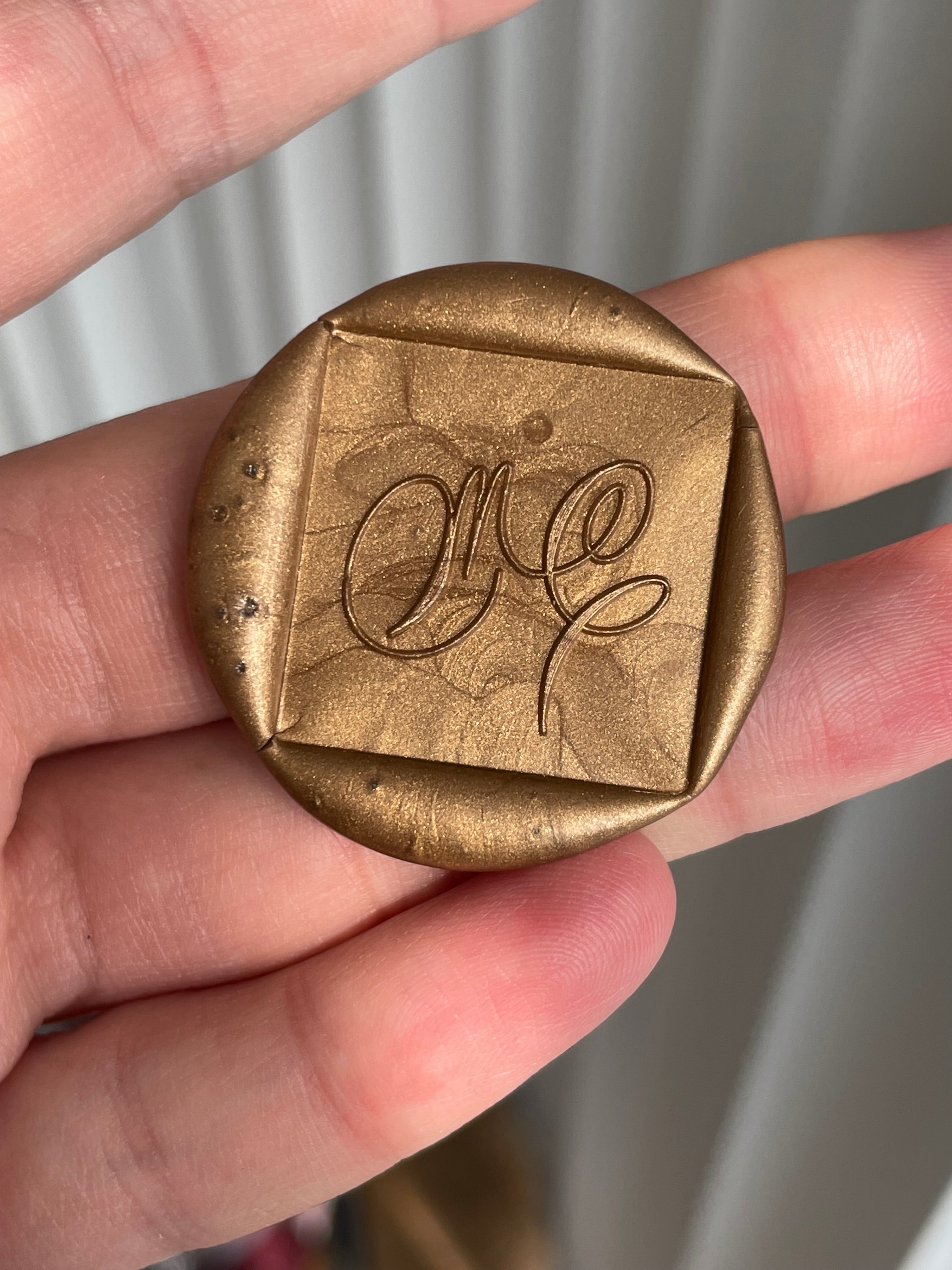 Custom Square Wax Seals for Wedding Invites