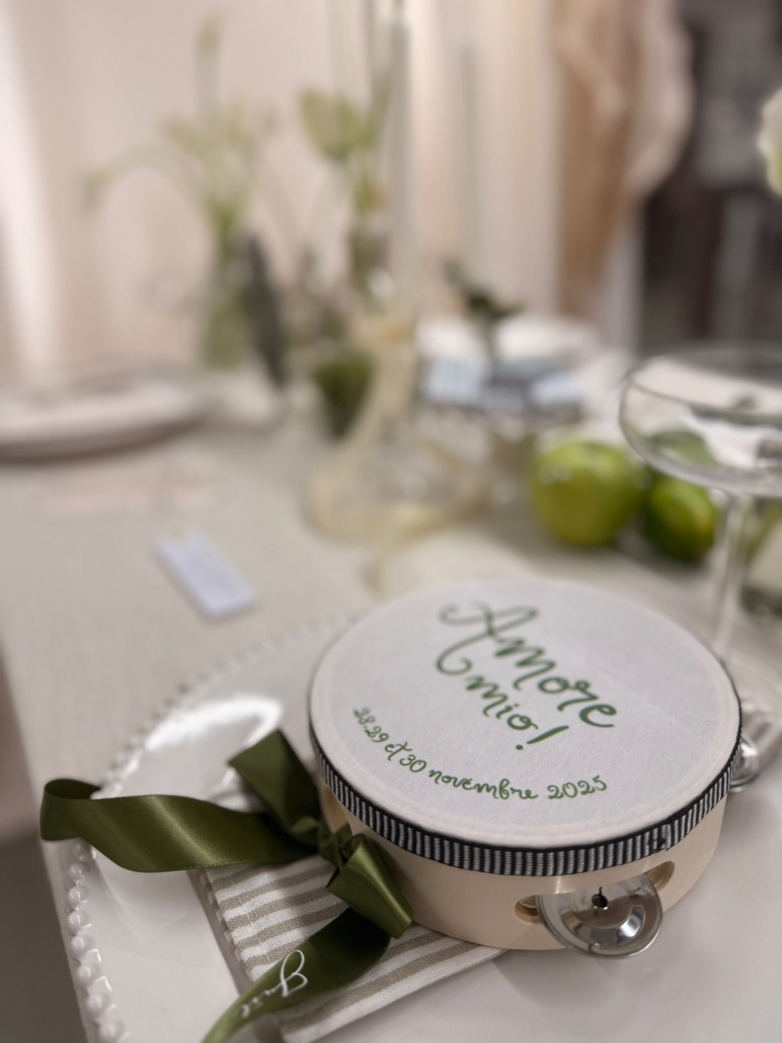 tambourins imprimés personnalisés