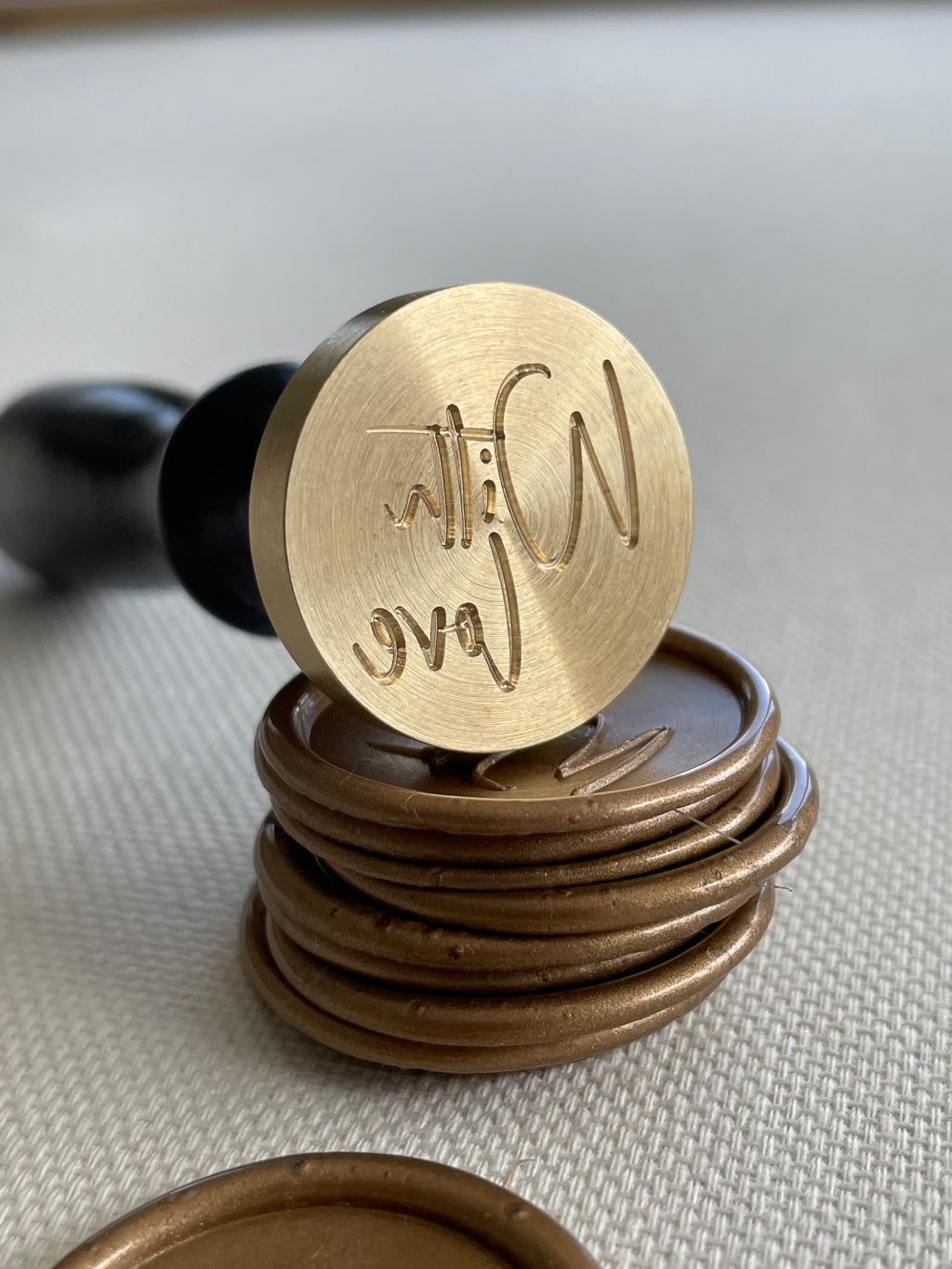 With love - wax seal stamp