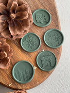 Warm treats self adhesive wax seals