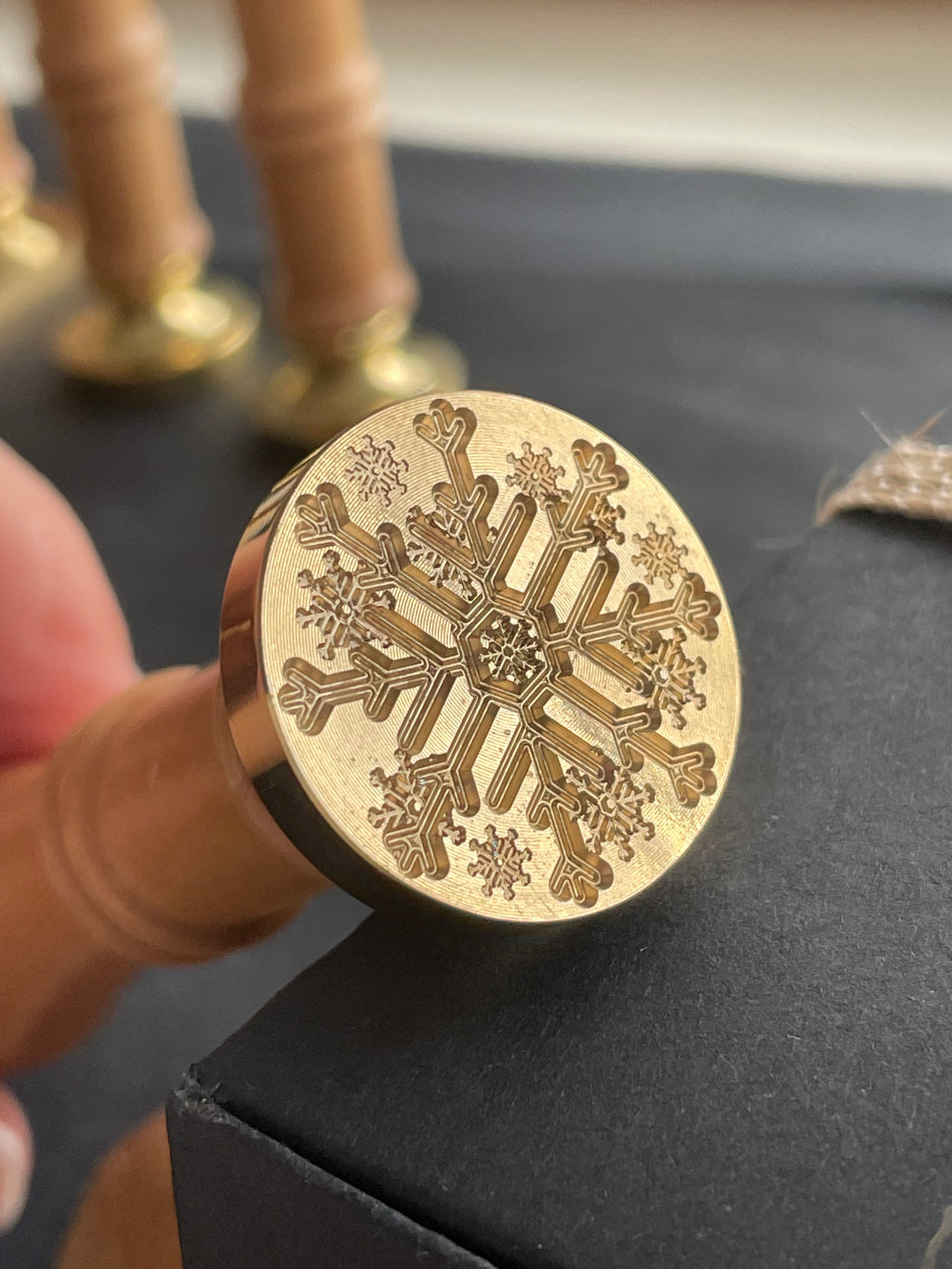Snowflake - Christmas wax seal stamp