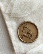 Soyez notre invité - sceau de cire