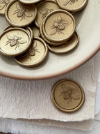 Abeille 3D - Sceaux de cire autocollants - 35 pièces