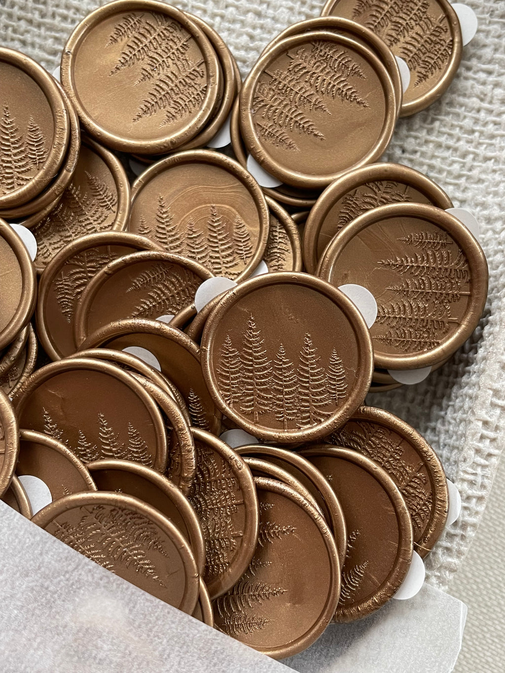 Pine forest Christmas wax seal stamp