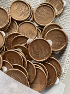 Pine forest Christmas wax seal stamp