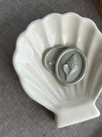 Shell oval Self-Adhesive Wax Seals Handmade for wedding Invitations