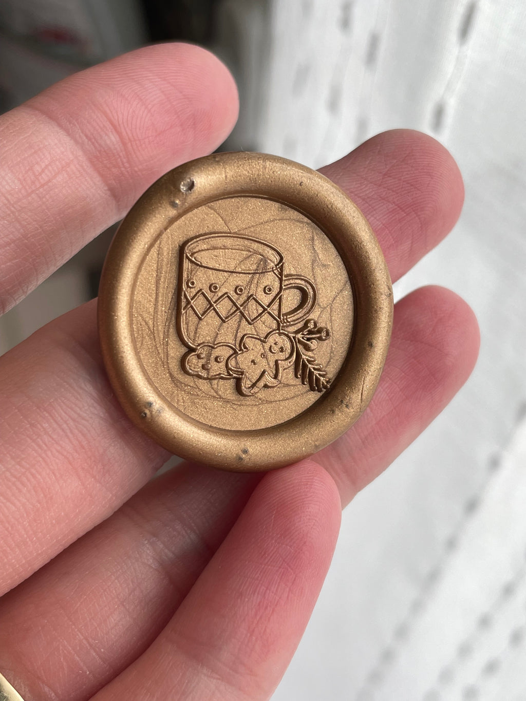 Warm treats - Christmas wax seal stamp
