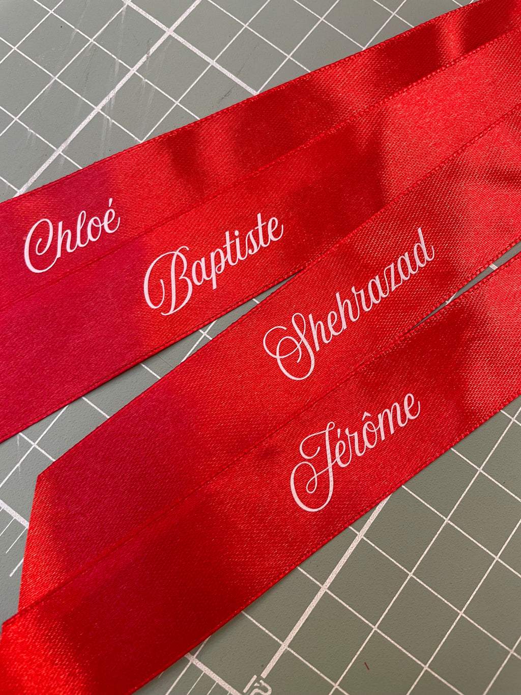 Ruban imprimé personnalisé