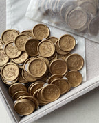 Oiseaux amoureux - Sceaux de cire autocollants - 35 pièces