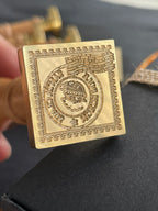 North Pole - square christmas wax seal stamp