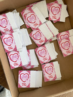 Personalized wedding favor matchboxes with cupid design
