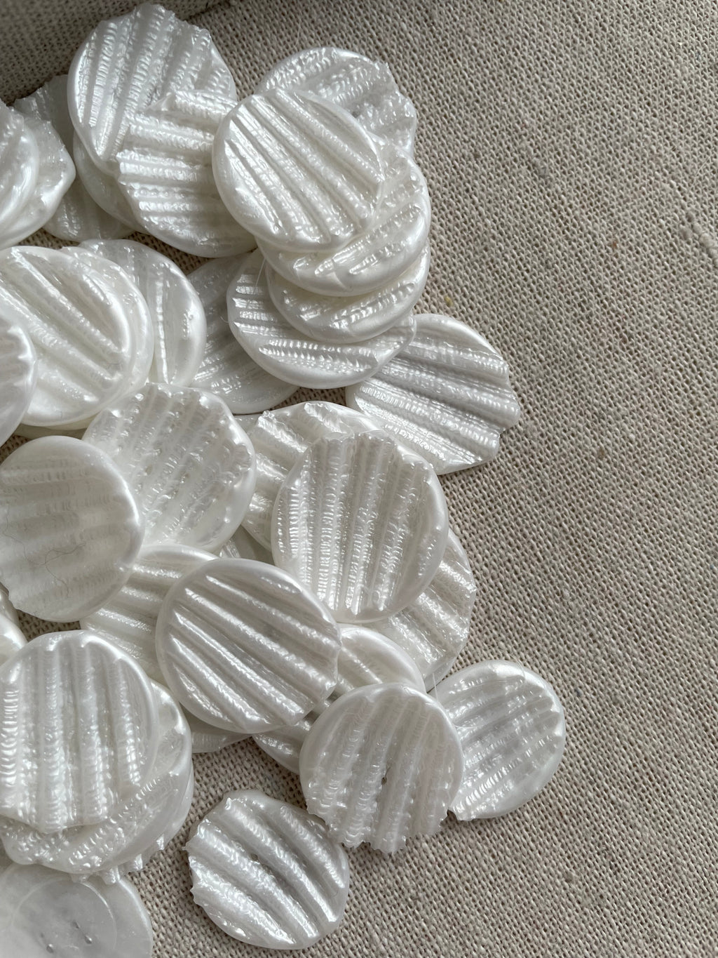 Sceaux de cire autocollants en coquillage / bords naturels