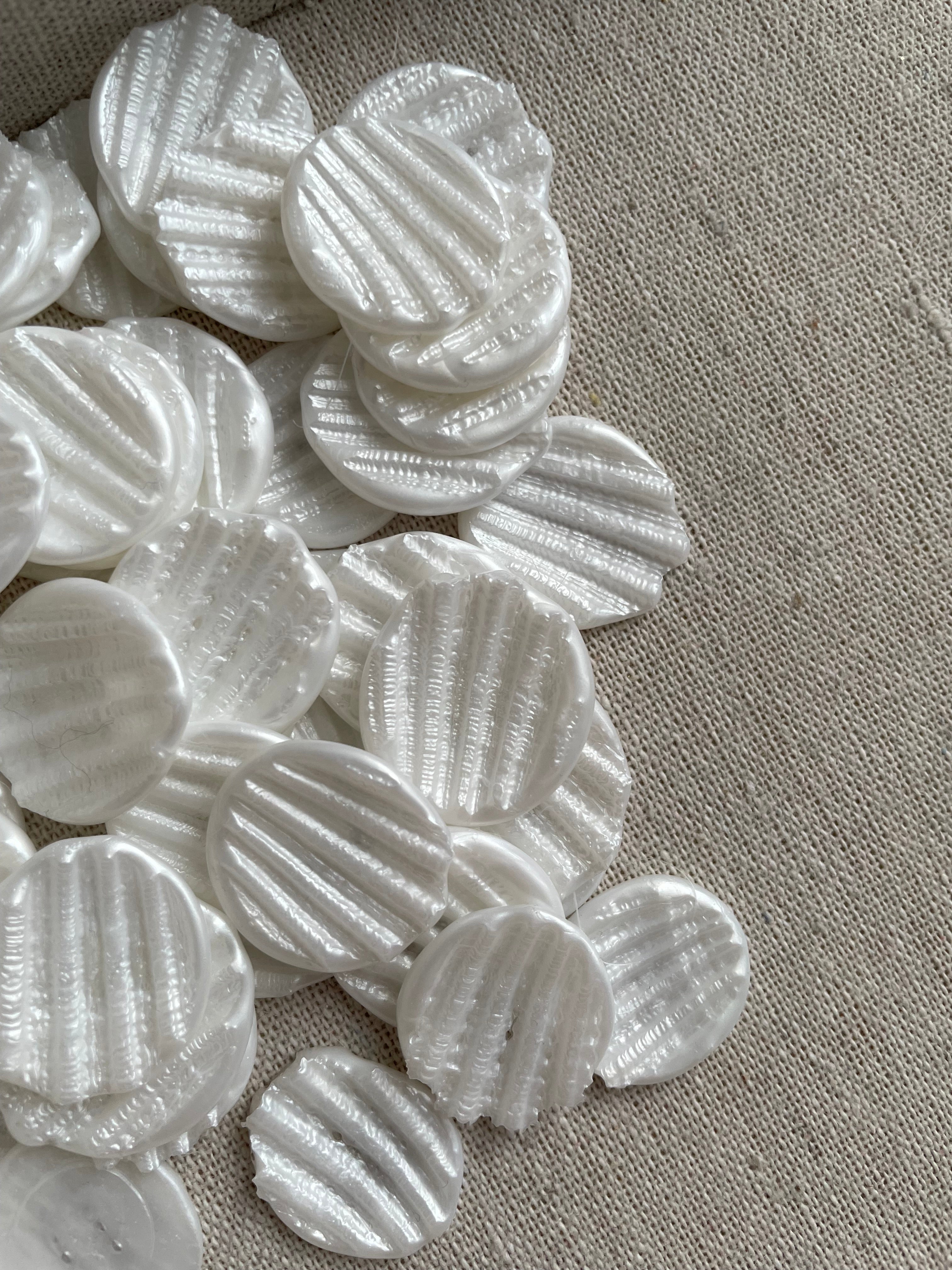 Sceaux de cire autocollants en coquillage / bords naturels