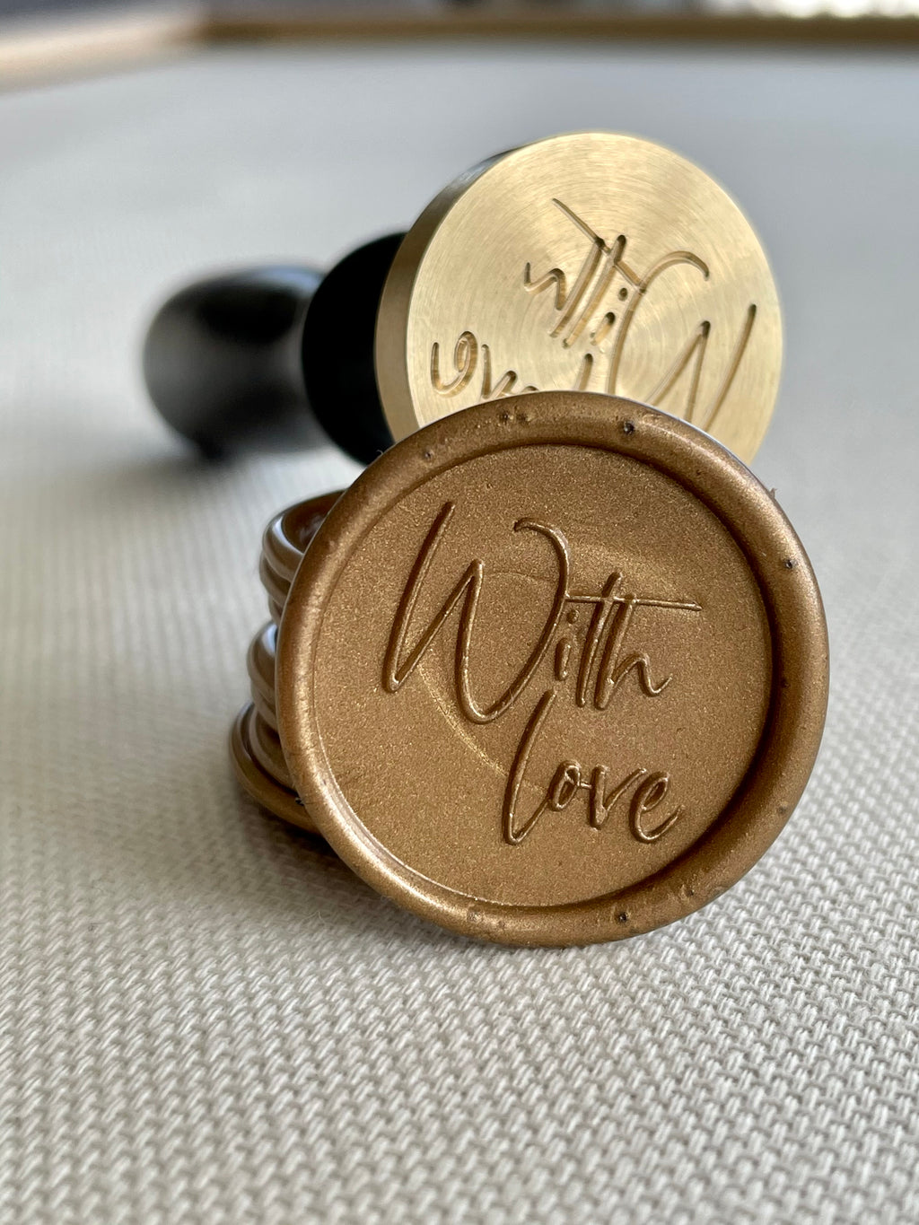 With love - wax seal stamp