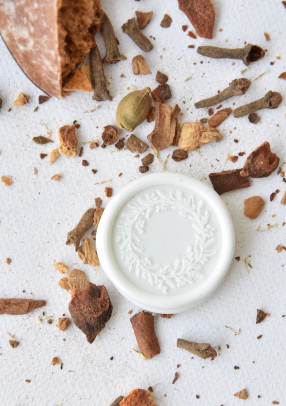 Christmas wreath  - Christmas wax seal stamp