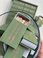 Custom hot foil printed Matchboxes