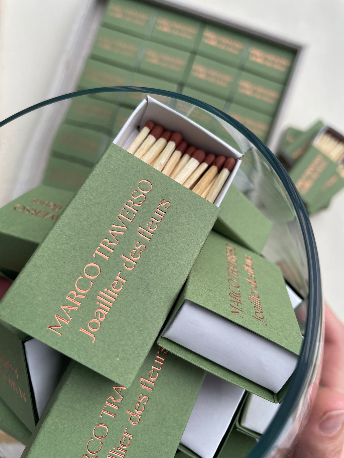 Custom hot foil printed Matchboxes