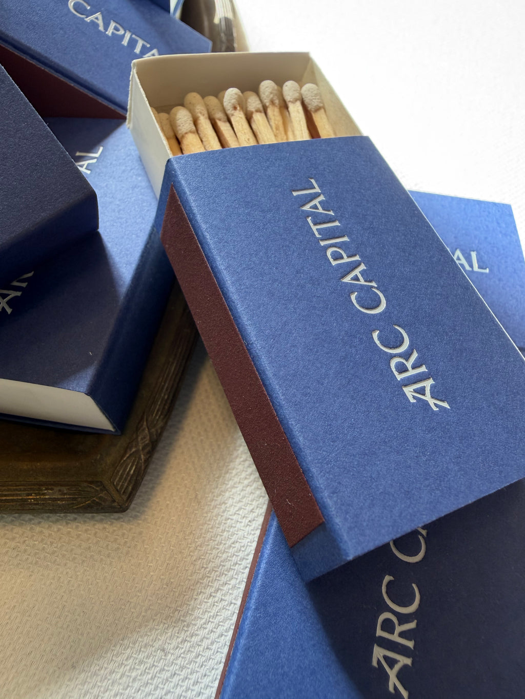 Custom hot foil printed Matchboxes