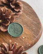 Mistletoe self adhesive wax seals