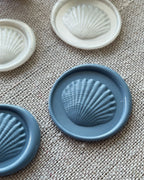 Sea shell - Self adhesive wax seals - 35 pcs
