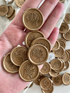 Pivoine - sceau de cire