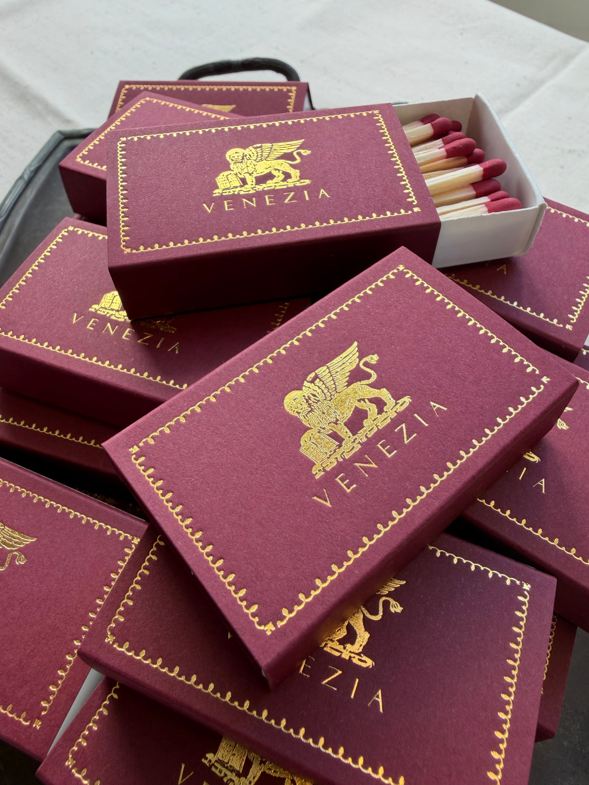 Custom hot foil printed Matchboxes