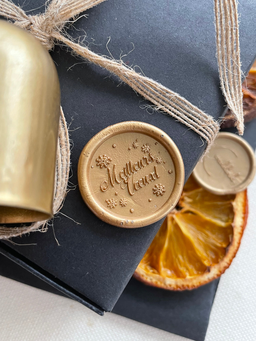 Meilleures voeux - Christmas wax seal stamp