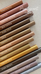 Pearlescent wax sticks for wedding envelopes