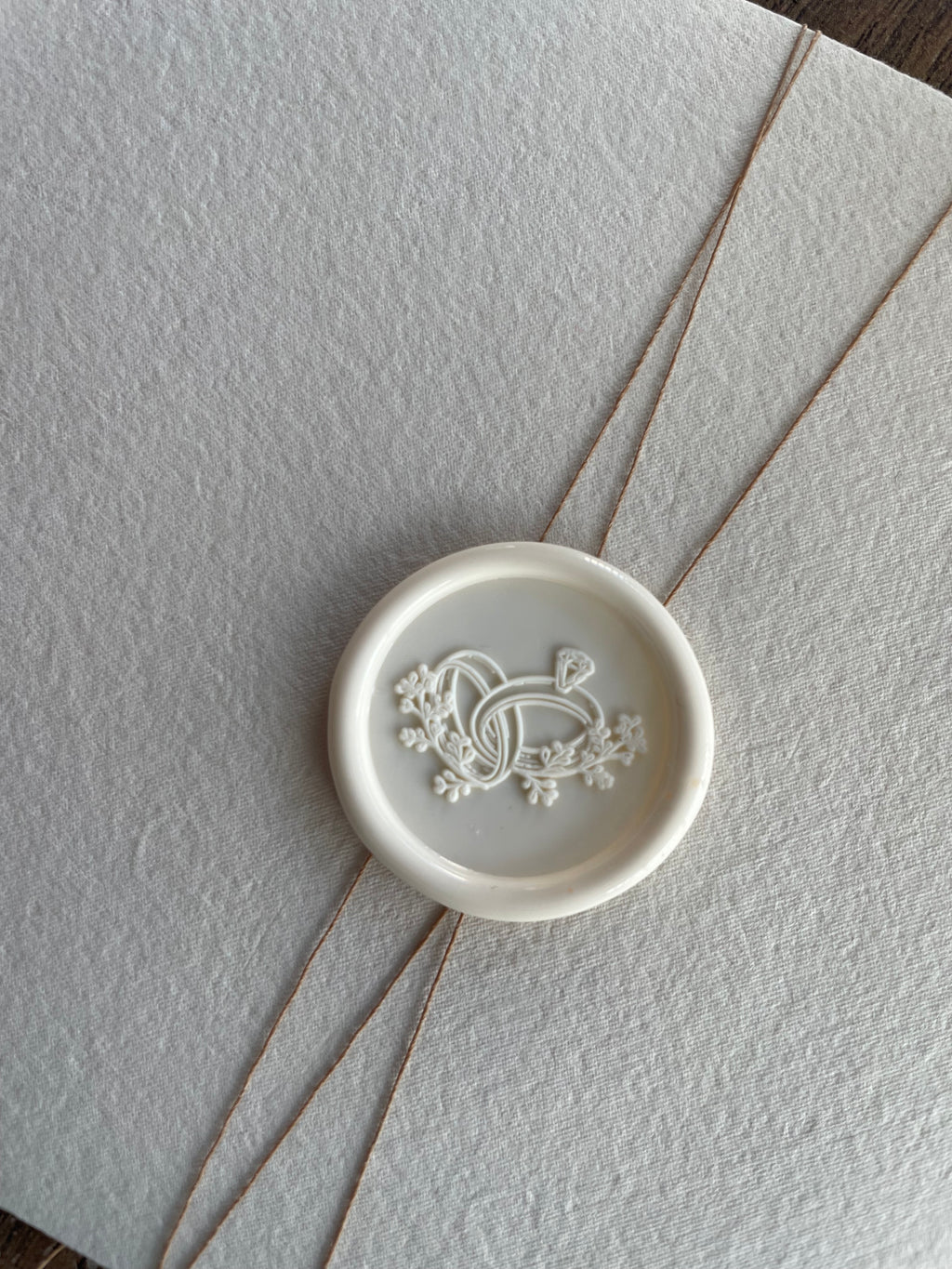 Wedding / Engagement rings- self adhesive wax seals - 35 pcs