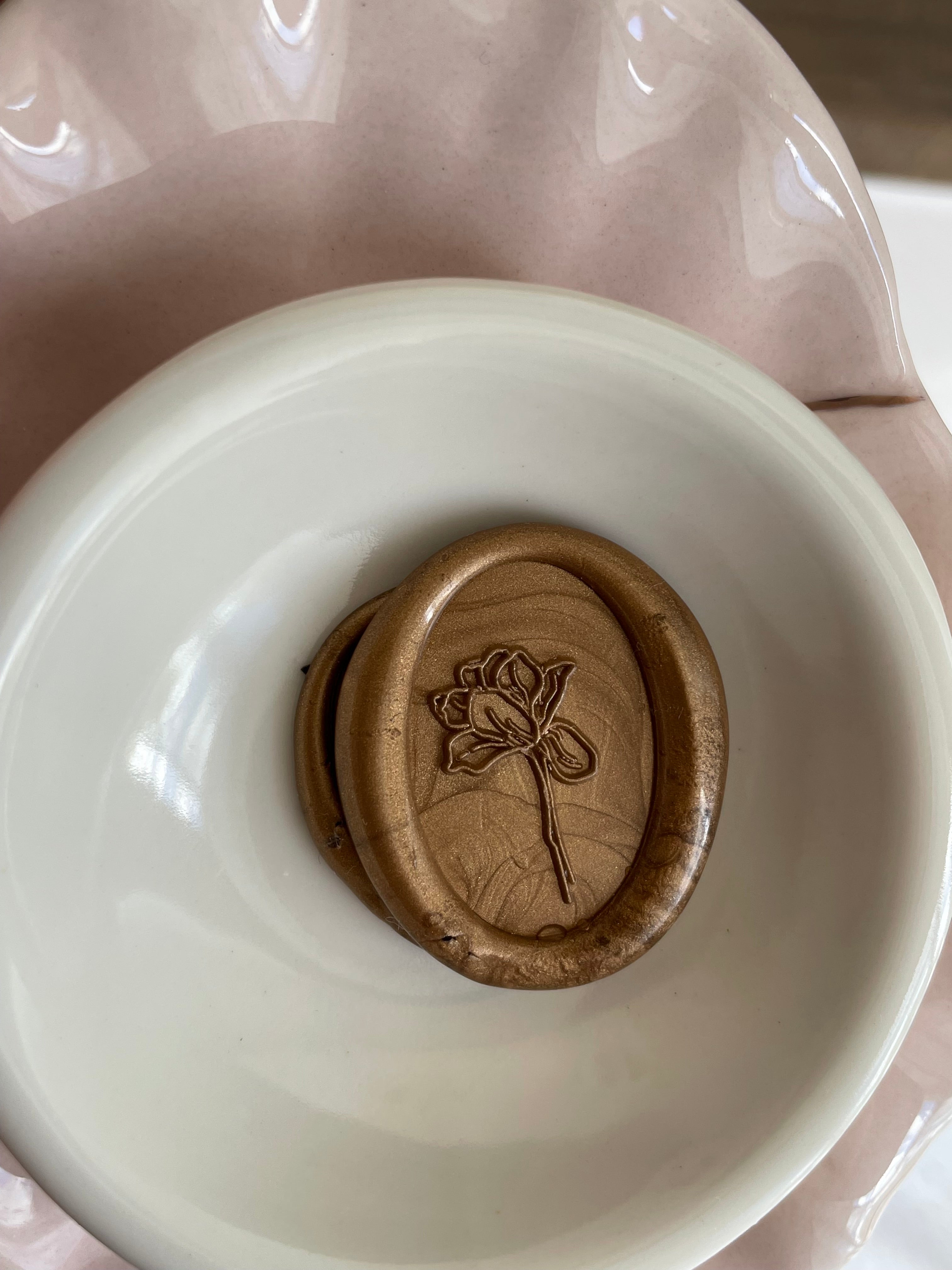 Romance - Sceaux de cire autocollants ovales - 35 pièces