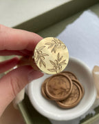 Branches d'olivier - sceau de cire