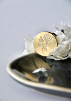 Pivoine - sceau de cire