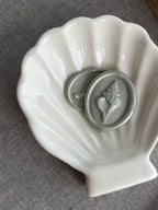 Shell oval Self-Adhesive Wax Seals Handmade for wedding Invitations