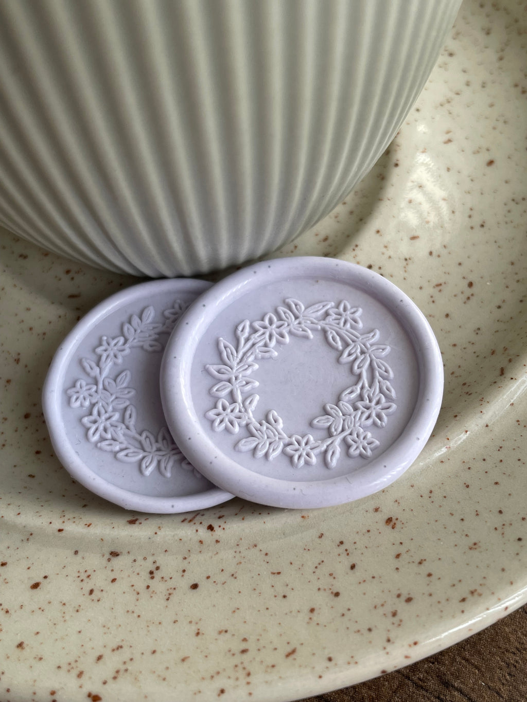 tampon de cire pour couronne de printemps