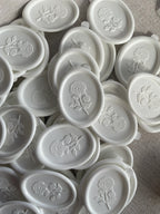 Hydrangea - Self adhesive wax seals - 35 pcs