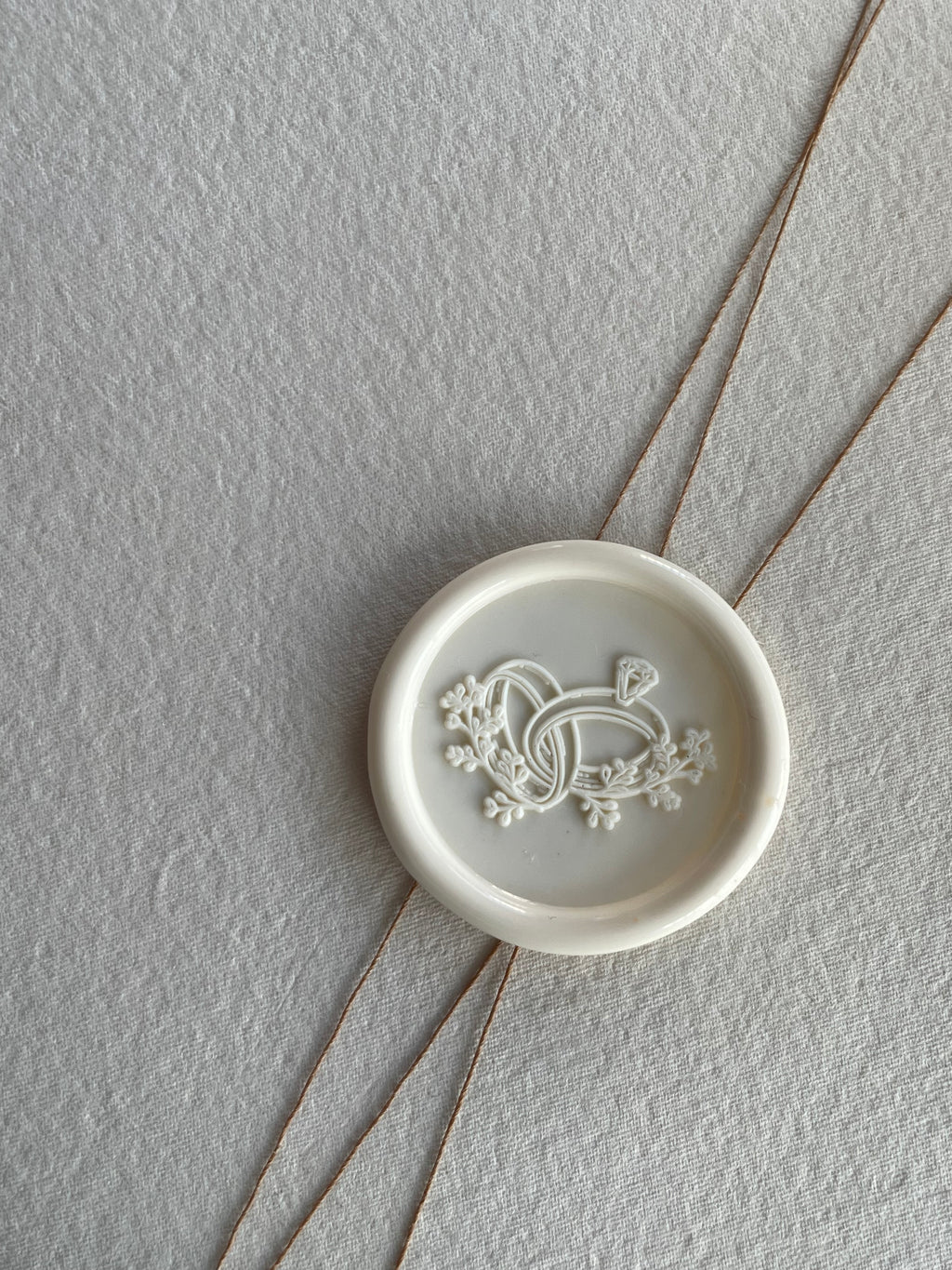 Wedding / Engagement rings- self adhesive wax seals - 35 pcs