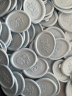 Hydrangea - Self adhesive wax seals - 35 pcs